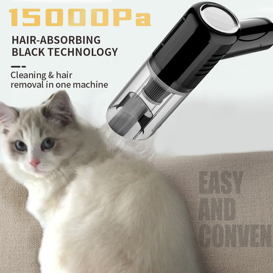 Pet Hair Removal Powerhouse: Dual-Use Handheld Vacuum Cleaner for Cars, Tackling Dry and Wet Messes - Ideal for Dogs and Cats