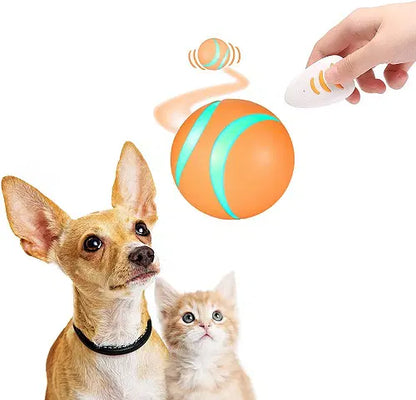 🌌 Smart Interactive LED Flashing Lights Pet Toy Ball with Remote Control 🐾